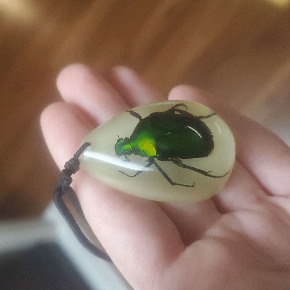 Beetle Necklace